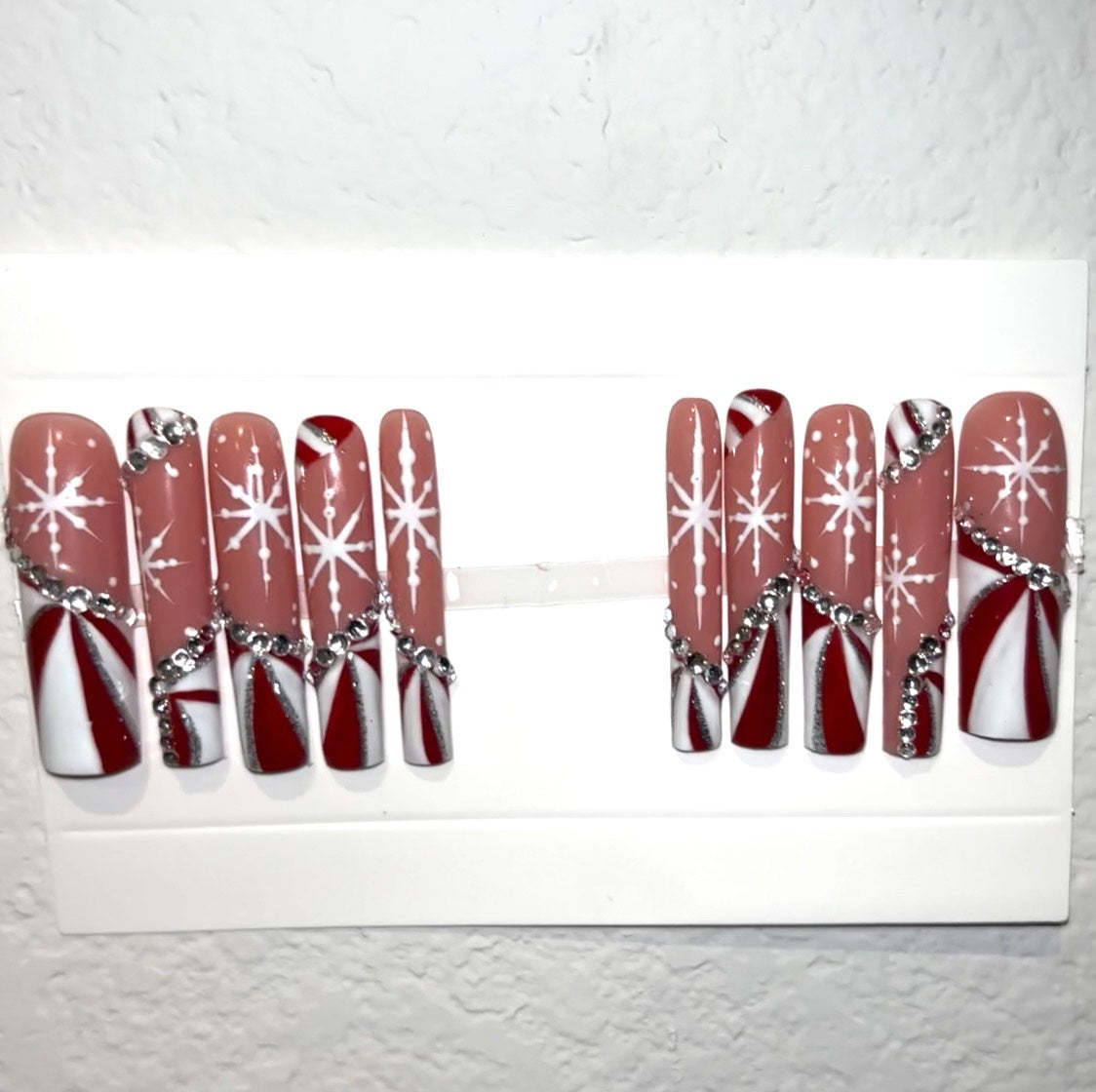 XXL christmas press on nails