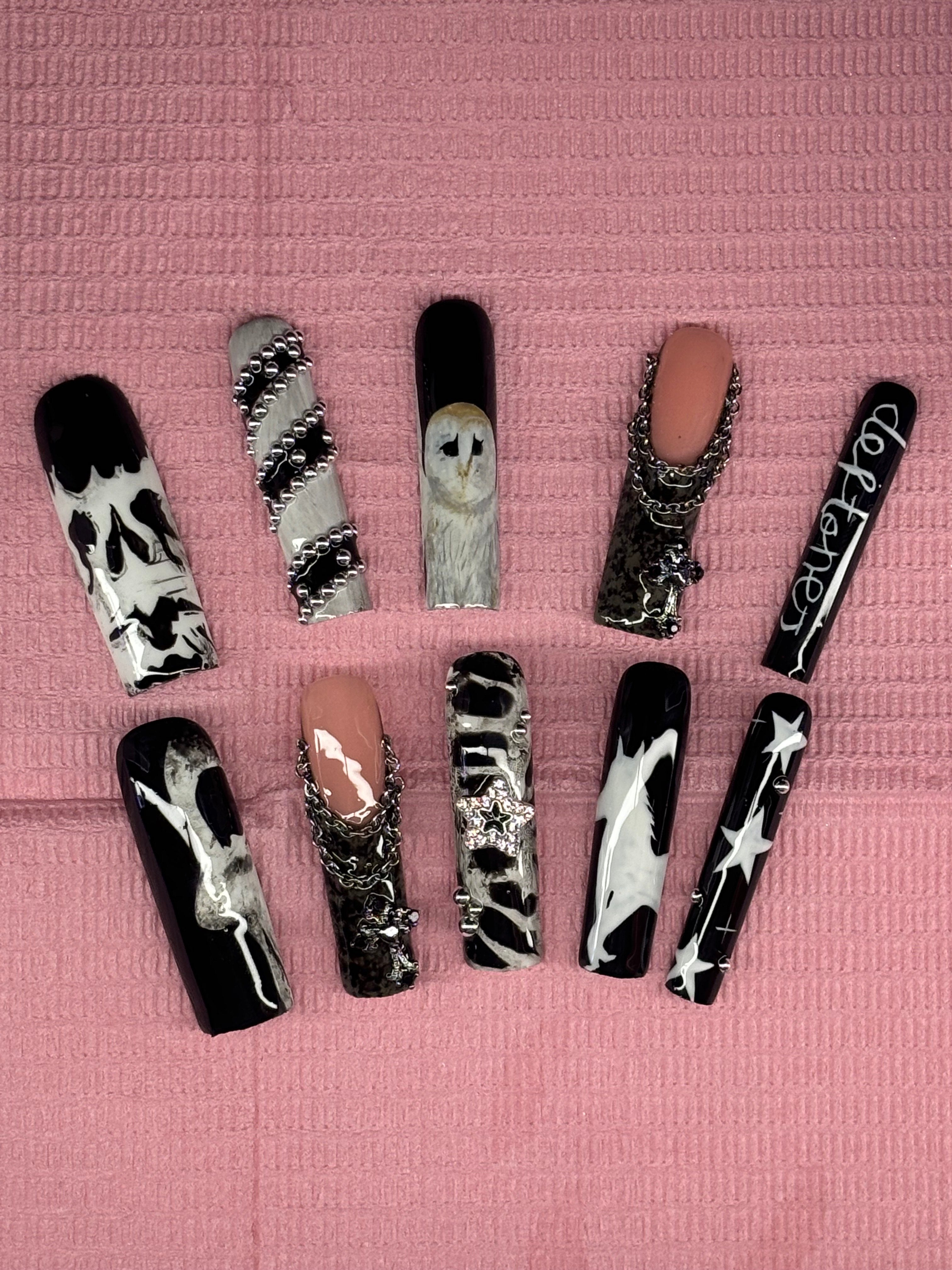 XXL deftones press on nails