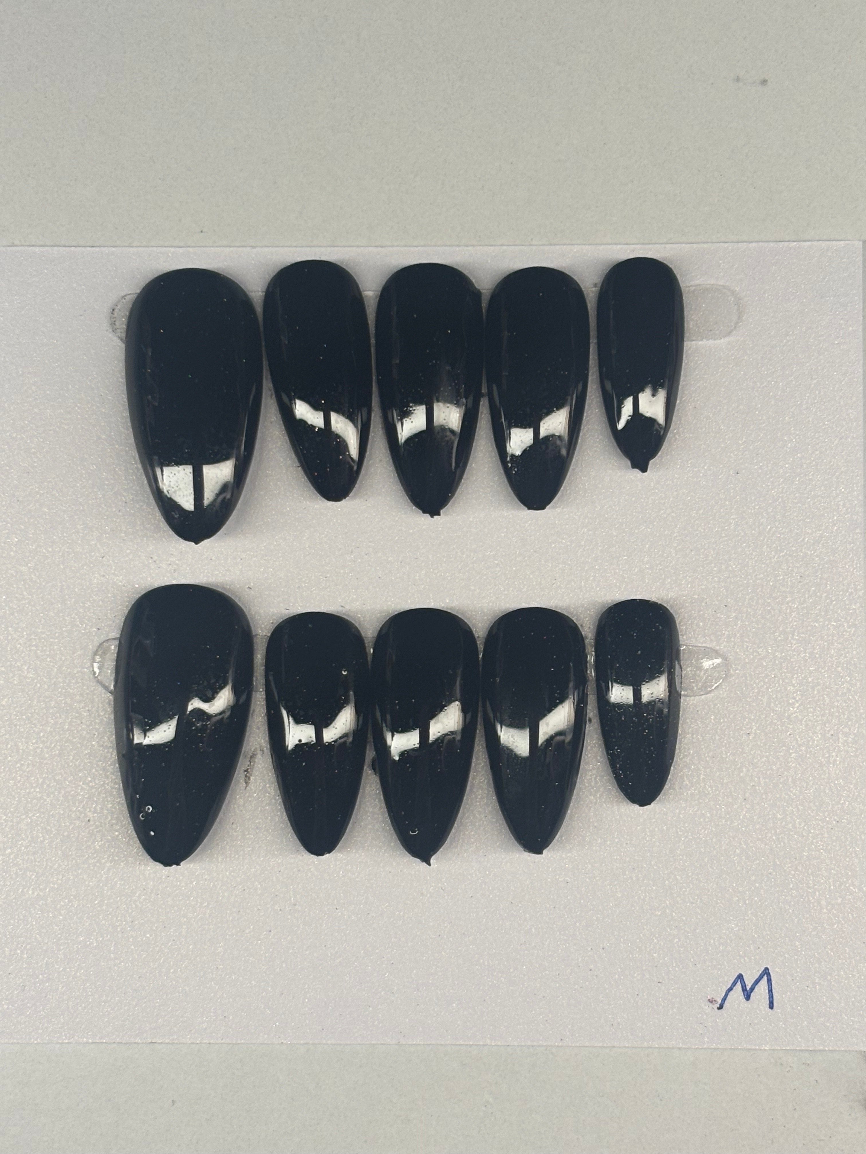 long black press on nails